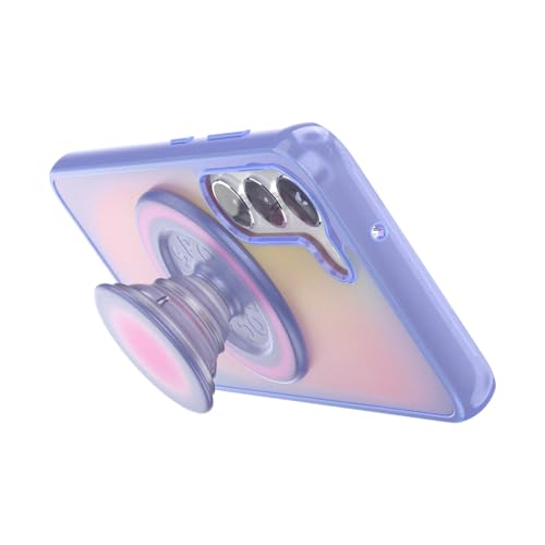 Image of PopSockets Samsung Galaxy S23 Phone Case Compatible with MagSafe, Purple - Aura