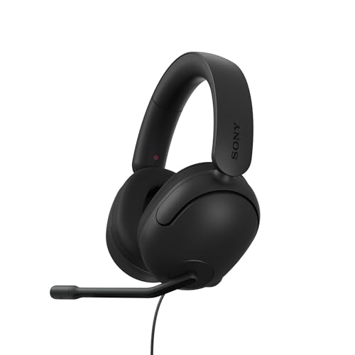 Sony INZONE H3, MDR-G300 Wired Gaming Headset, Over-Ear Headphones with 360 Spatial Sound, USB Wired Over-Ear Professional + USB Connector, flip to Mu