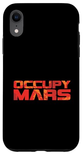 Occupy Mars Space Nerd and Science Geek Explorer fUC X}zP[X iPhone XR p