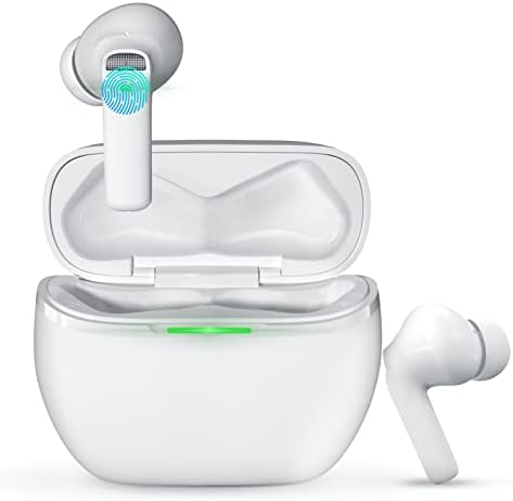 Active Noise Cancelling Wireless Earbuds OREIMAC Bluetooth 5.2 Wireless Earphones Sports Bluetooth Earbuds IPX7 Waterproof ANC in Ear Headphones with Microphone for iPhone Android Running Exercise