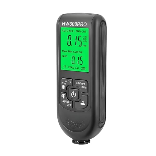 QUMOX Digital Coating Thickness Gauge, Portable Paint Thickness Meter, Automatic Shutdown Function, 0 to 2000UM Range, Coating Measuring Tool for Car Laboratory (Black) 6 QUMOX Digital Coating Thickness Gauge, Portable Paint Thickness Meter, Automatic Shutdown Function, 0 to 2000UM Range, Coating Measuring Tool for Car Laboratory (Black) - Image 6