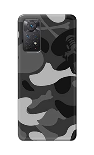 Image of Printed Hard Back Cover Case for Mi Redmi Note 11 Pro+ Plus 5G Back Cover (Army Pattern) -1302