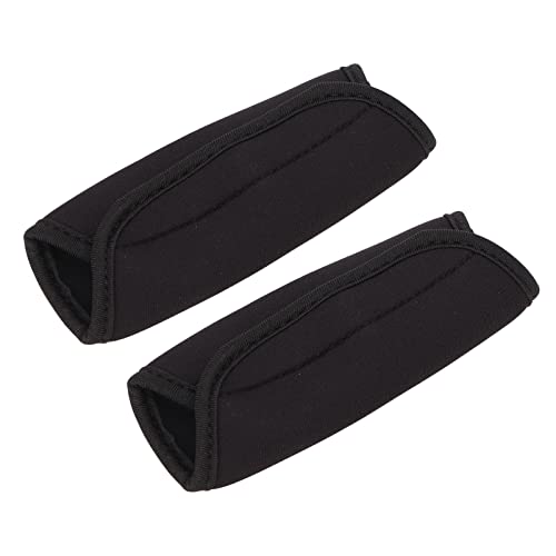Image of Replacement Stroller Handle Cover, Stroller Buffed Grips 2Pcs with Hook and Loop Fastener for Travel