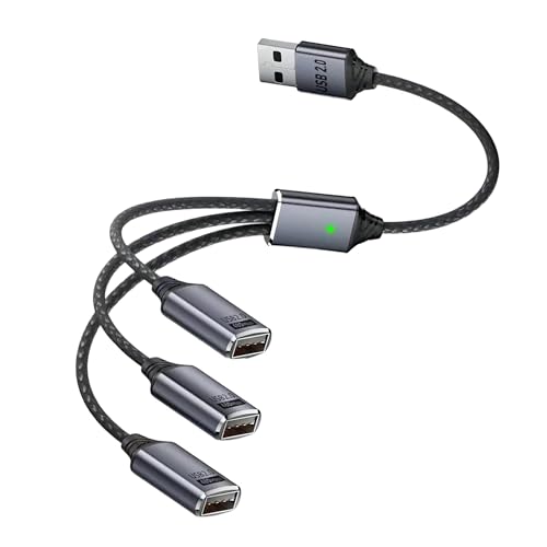 Répartiteur USB 1 entrée 3 sorties Danfetsoy pour connecter votre disque dur et clé sur MacBook