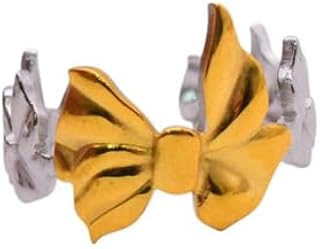 Stainless Steel Ring For Girls - Gold Silver