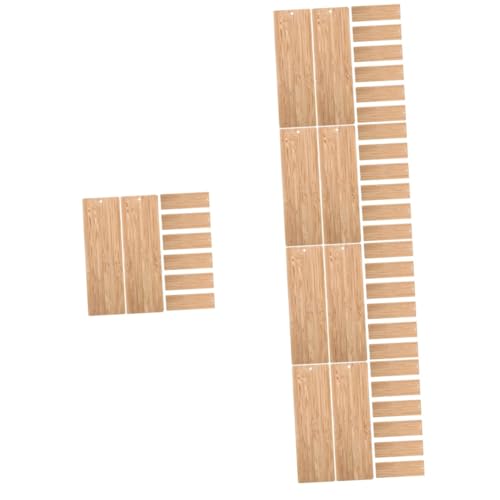 Étiquettes non fini pour bricolage et décoration de table de fête d'anniversaire en bois