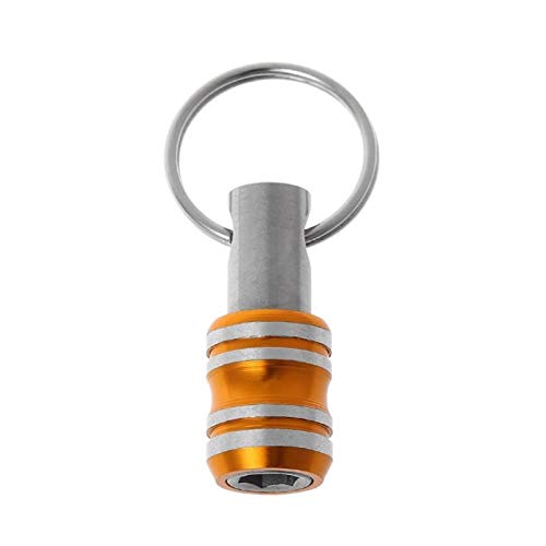 Drill Set bit 1/4 Inch Hex Shank Screwdriver Bits Holder Extension Bar Drill Screw Adapter Easy Change Keychain Drill Collet Adapter