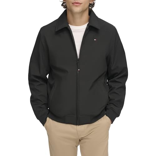 Image of Tommy Hilfiger Mens Classic Soft-shell Bomber Jacket