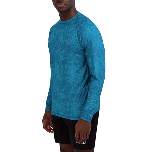 Spyder Men's Long Sleeve Rashguard – UPF+, Quick-Dry, Hybrid Swim Shirt, Surfing, Hiking, Workouts3