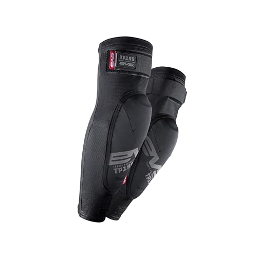 EVS SPORTS TP199 Elbow Gaurd | BMX MTB & Motocross Protection | Impact-Resistant | Lightweight & Breathable | Blackout | Large/X-Large