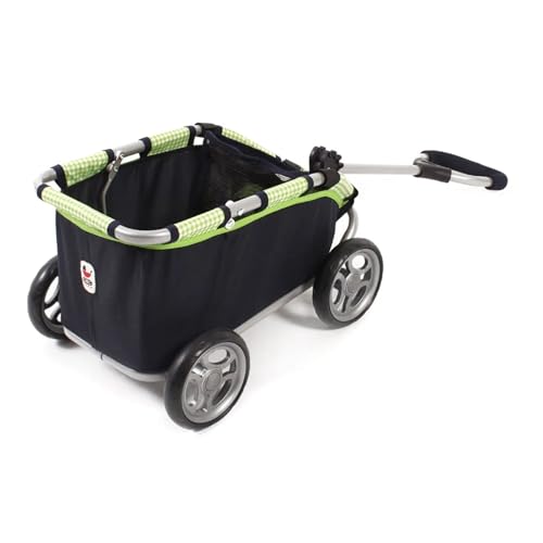 Bayer Chic 2000 660 16 - Ziehwagen Skipper für Puppen, Teddys und Spielzeug, 46 x 30 x 29 cm, Schwarz