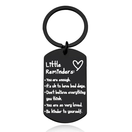 Positive Affirmation Gift Keychain for Women Men Mom Dad Motivational Inspirational Gifts for Wife Christmas Birthday Gifts for Bestie Best Friends Mental Health Awareness Gifts for Husband