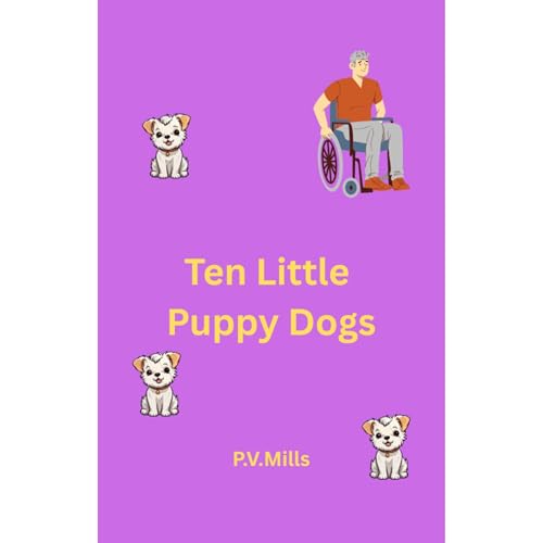 Ten Little Puppy Dogs Audiolibro Por P.V. Mills arte de portada