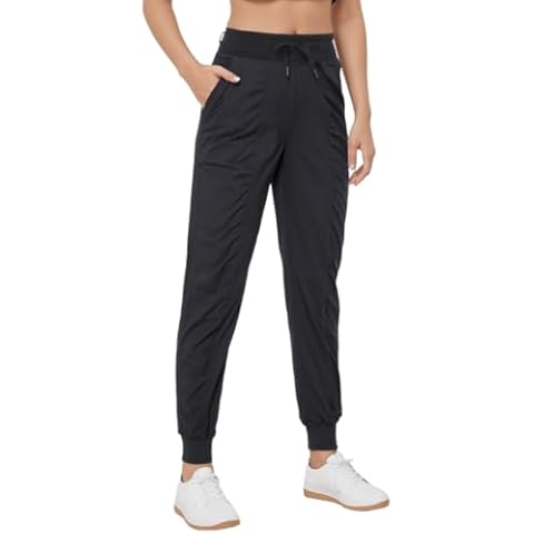 TOPYOGAS Womens High Waisted Workout Joggers Casual Cargo Pants Lightweight Outdoor Running Pants Cover