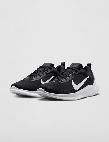 Nike Men's Flex Experience Run 12 Road Running Shoes, Black/White-Dark Smoke Grey, 13