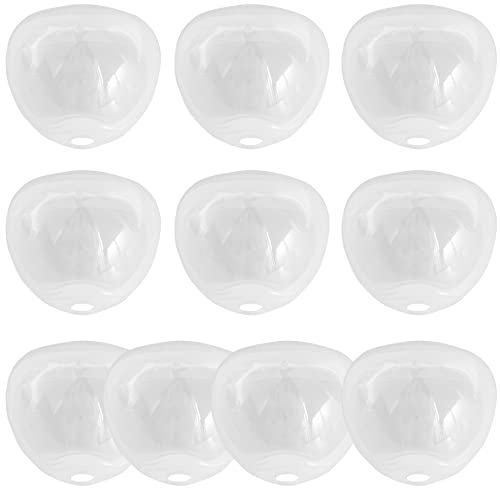 Caja de Chupete, 10 Piezas Portachupete Bebé para Guardar y Almacenar Chupetes, Funda Infantil Portátil (Transparente)