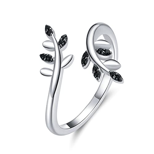Bague branche d'arbre en argent hypoallergénique pour femme au style naturel chic
