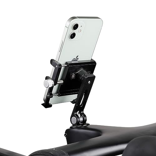 GUB G-95 Bicycle Stem Cellphone Mount Aluminum Alloy Handlebar Mobilephone Support Adjustable Bottom Bracket with Bottom Holder