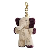 Runway Shearling Elephant Bag Charm