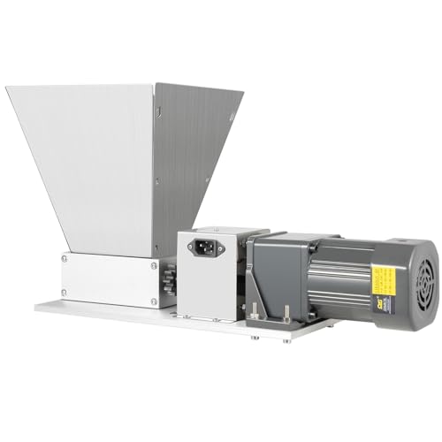 Molino de molino de granos eléctrico para cilindros, molino de malta, amoladora multifunción de alta velocidad para especias y hierbas aromáticas, máquina de polvo, 60 W, 220 V, 4 L, 20 kg (44 lbs)/h