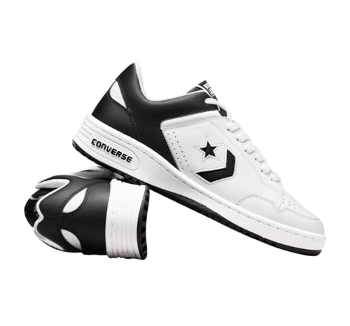 Converse Weapon Classic Shoes OX (Black/White, US Footwear Size System, Adult, Men, Numeric, Medium, 11)