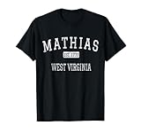 Mathias West Virginia WV Vintage T-Shirt