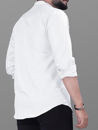 Image of Noble Monk Men's Pure Cotton Regular Fit Formal Shirt |Full Sleeve Men's Shirt