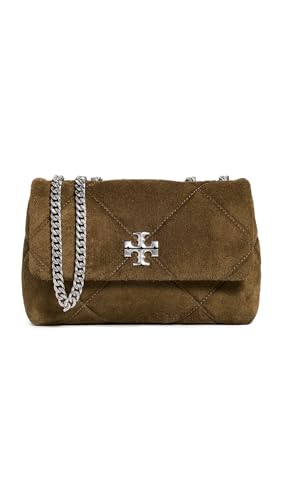 Tory Burch Women's Kira Diamond Quilt Suede Small Convertible Bag