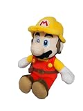 Nintendo Super Mario Maker 2 Plüschfigur 25cm - Offiziell Lizenzierte Kuscheltier für Kinder und Sammler - Weicher Plüsch Spielzeug - Hochwertige Verarbeitung