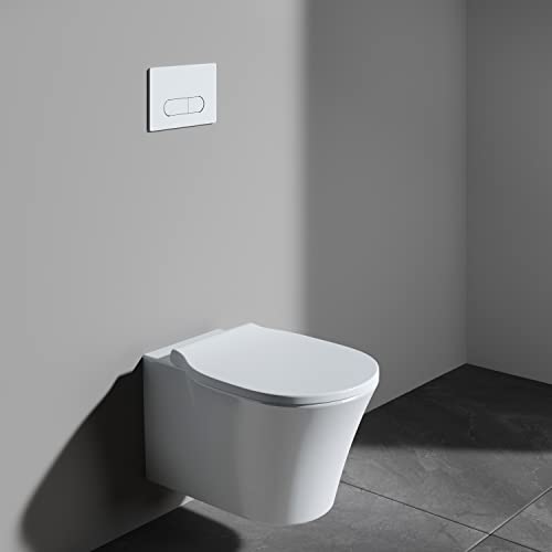 Plaque de commande de chasse d'eau durable au design épuré Oleas 234mm - 5