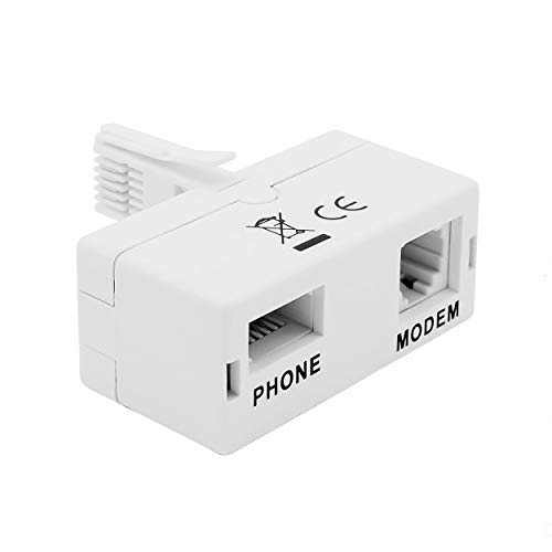 Dynamode M-ADSL-Filter Blanco - Divisor de Red (Blanco, EN60950, CE, FCC B, 110-240, 0-45 °C, 5-95...