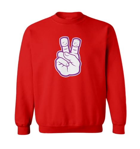 Tcombo Texas College Sports - Hand Sign Toddler Fleece Crewneck Sweater
