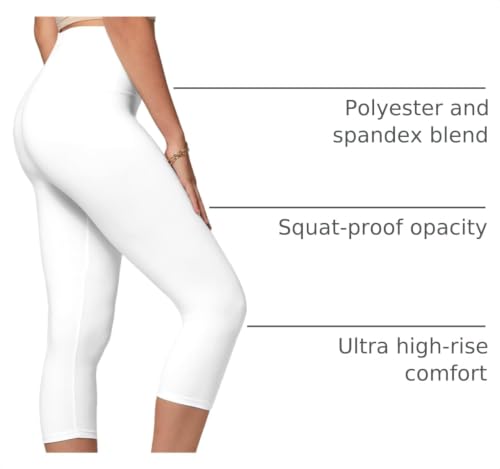 Image of Conceited High Waisted Ultra Soft Leggings for Women - Full Length, Capri Length and Biker Shorts - Available in Plus Size