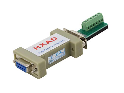 CERRXIAN DB9 Female RS232 to RS485 RS422 Serial Communication Data Terminal Block Board Adapter Converter