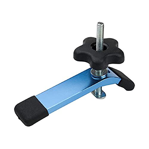 Image of POWERTEC 71083 T-Track Hold Down Clamp, 5-1 /2 inch L x 1-1 /8 inch W, 1 Pack, T Track Clamps for Woodworking