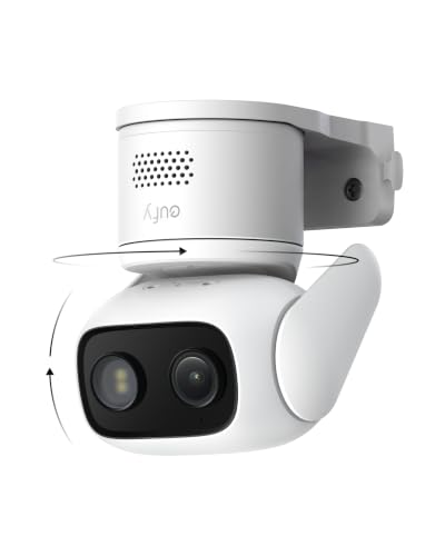eufy Security Indoor/Outdoor Camera C31 IP66 Spotlight-Free Color Night Vision 360 Pan &Tilt AutoTracking AI Human/Vehicle/Pet/Cry Detection 24/7 Recording Dual External Antennas(No Subscription)