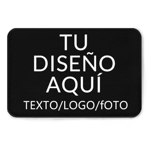 Fotos Personalizadas Regalo Agrega Tu Texto/Imagen/Foto, Felpudo Personalizado, Felpudos Personalizados, Antideslizante Interior Y Exterior, Familia, Amigos, CumpleañOs O Navidad 24x36 In