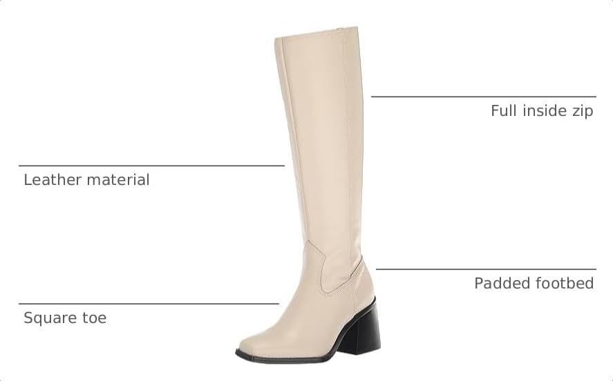Image of Vince Camuto Women's Sangeti Stacked Heel Knee High Boot Fashion