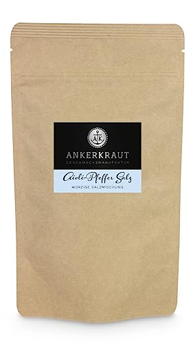 Ankerkraut Aioli-Pfeffer Salz, leckere Aioli Butter selber machen, mit Knoblauch, 320 g im Beutel