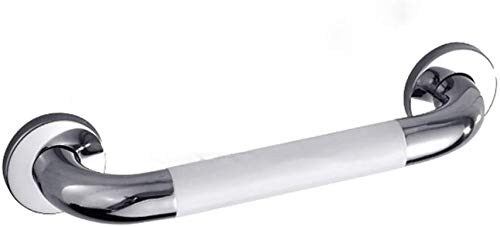 1Safety Handrail, Flat Tube Pendant Bathroom Handle Drop Elderly Handrail White (Size: 48Cm)