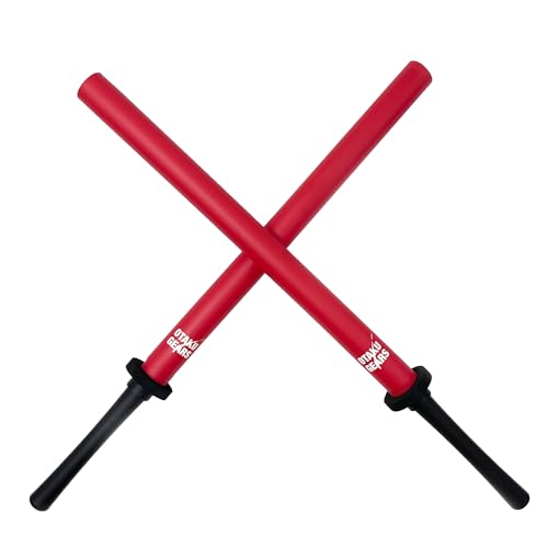 Otaku Gear 35 Inch Padded Foam Bokken Samurai Sword for Practice Training Cosplay Costume and Display Red