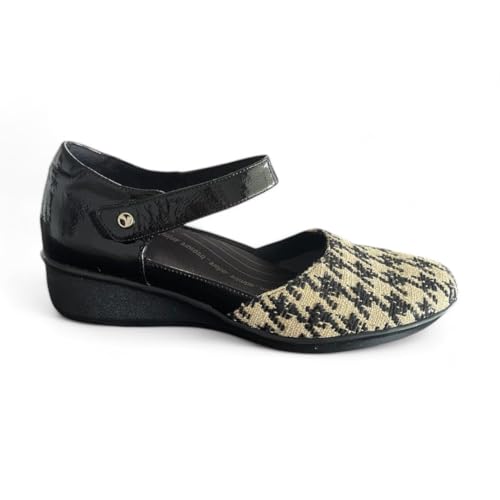 Image of Revere Osaka Mary Jane - Premium Leather - Orthotic-Friendly Removable Insoles - Adjustable Strap - Arch Support - Stylish Wedges for All-Day Comfort