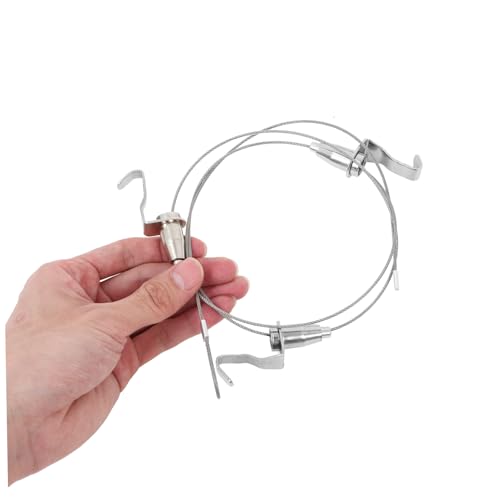Image of DOITOOL Adjustable Picture Hanging Wire System Hooks 2-Piece Heavy Duty Art Display Kit for Wall Decoration Compatible Frames and Suitable for Home or Gallery Use