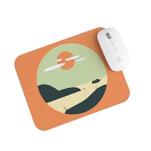 Image of Premium Non-Slip Mouse Pad | Smooth Surface for Optical & Laser Mouse | Durable Base Designs | Ideal for Office, Home & Gaming (Beautiful Scenic Print)