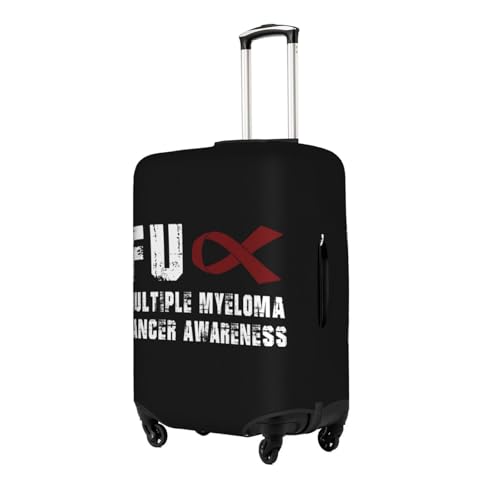 Travel Luggage Cover Fuck Multiple Myeloma Cancer Awareness Fashion Washable Baggage Suitcase Protector Fit For Luggage Large2