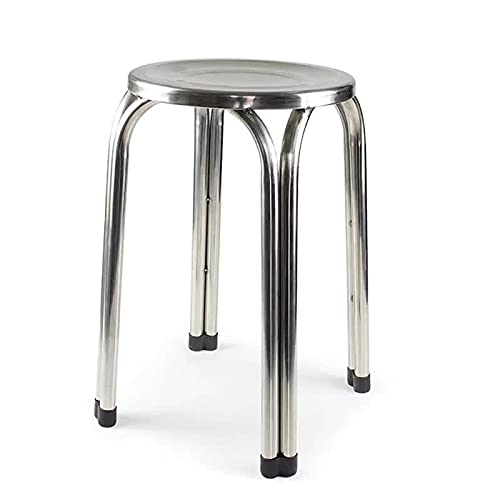 TARUN Home Office Stainless Steel Stool for Home/Doctor/Office/Cafe/Restaurant/Gaming Station Stool/Medical Stool/Salon Stool/Warehouse Stool/Garage Stool/Stool for Bathroom/Multipurpose Stool 1 PC.-image-0