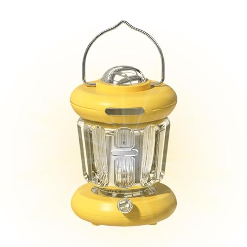 Luces y linternas de camping, lámpara de luces de camping brillantes, linterna de camping de mano, linterna recargable vintage, linterna de camping recargable, luz de supervivencia de camping,
