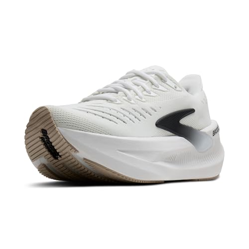 Brooks Glycerin MAX 2 Neutral   Tenis para Correr y Caminar para Hombre, Blanco/Negro/Gris Chateau, 13
