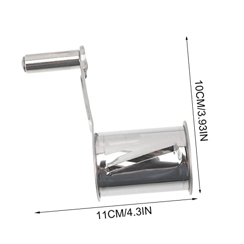Rallador Giratorio Manual de Acero Inoxidable 2 Piezas miniatura 4