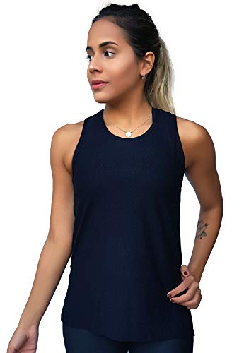 Regata Feminina Alongada Sobre Legging Promoção Moda Fitness (Preto, GG)